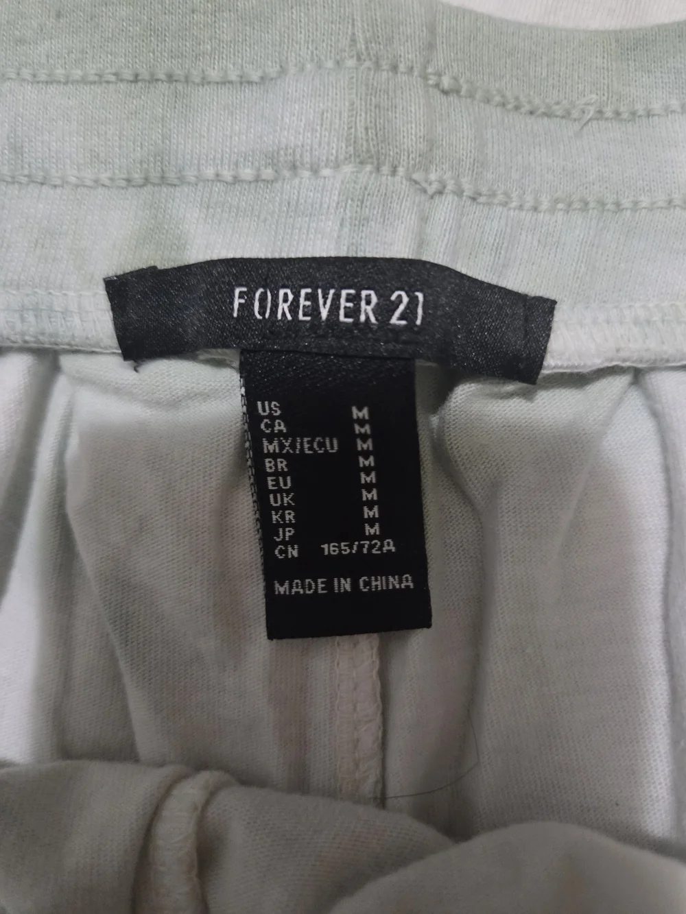 Forever 21 Kids Tie-Dye Loungewear Set - Sage Green & White